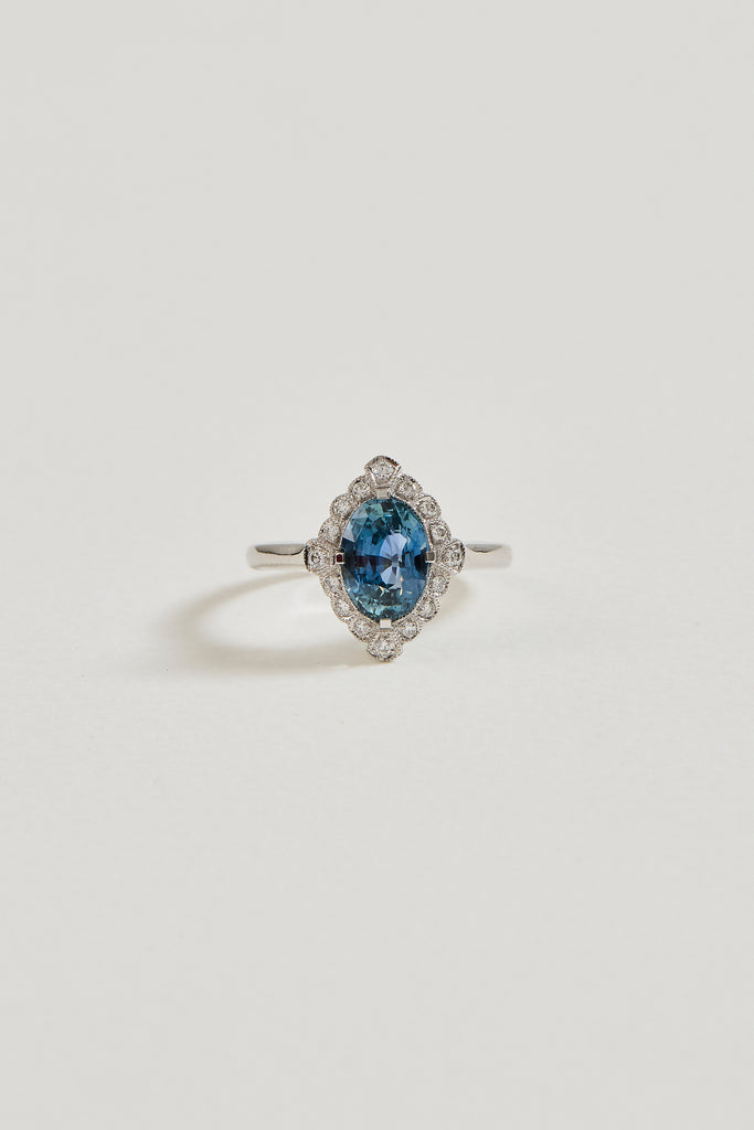 Sapphire Vintage Inspired Ring