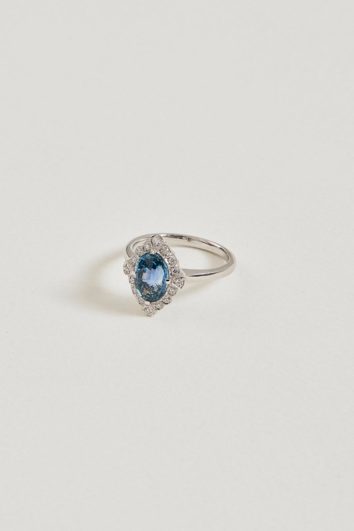 Sapphire Vintage Inspired Ring