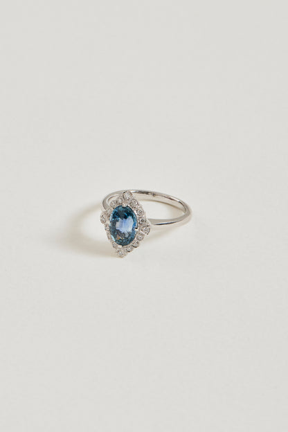 Sapphire Vintage Inspired Ring