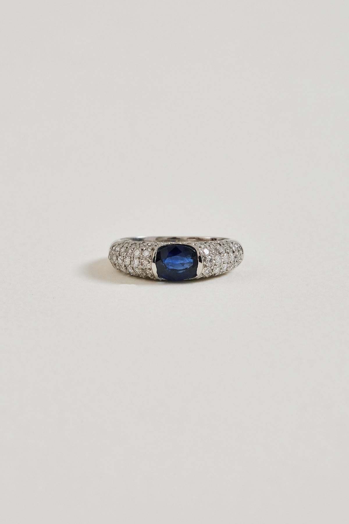East-West Sapphire Ring