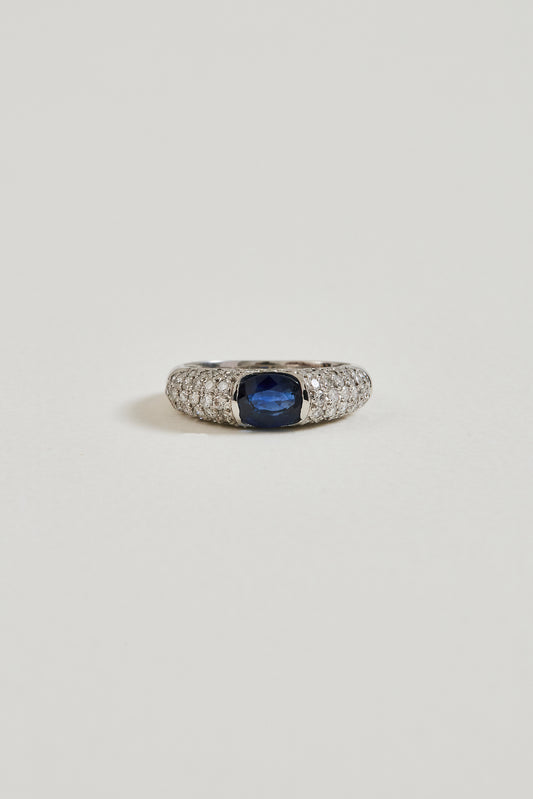 East-West Sapphire Ring