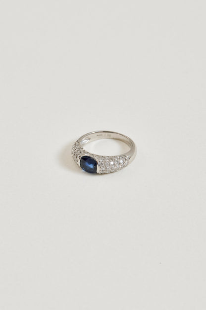 East-West Sapphire Ring