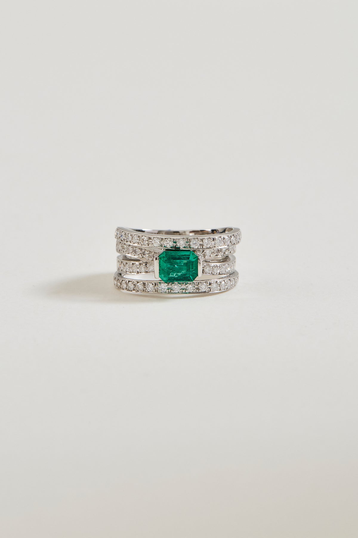Emerald Citadel Ring