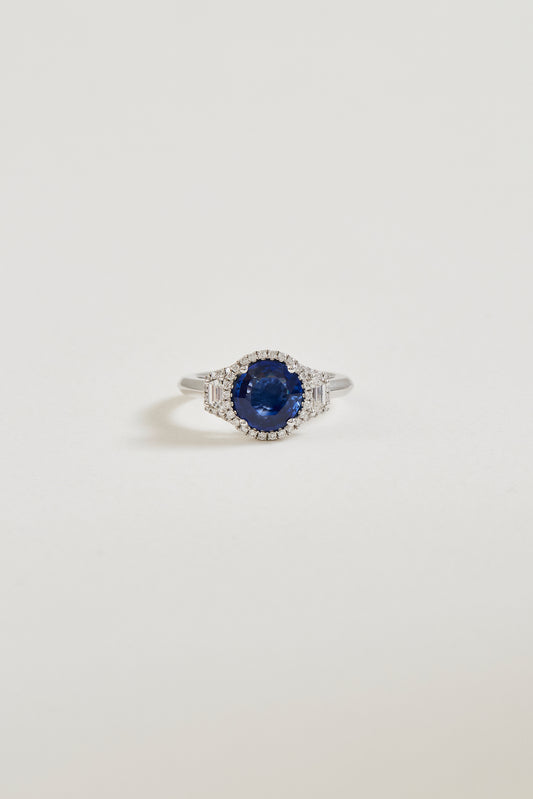 Sapphire Trilogy Ring
