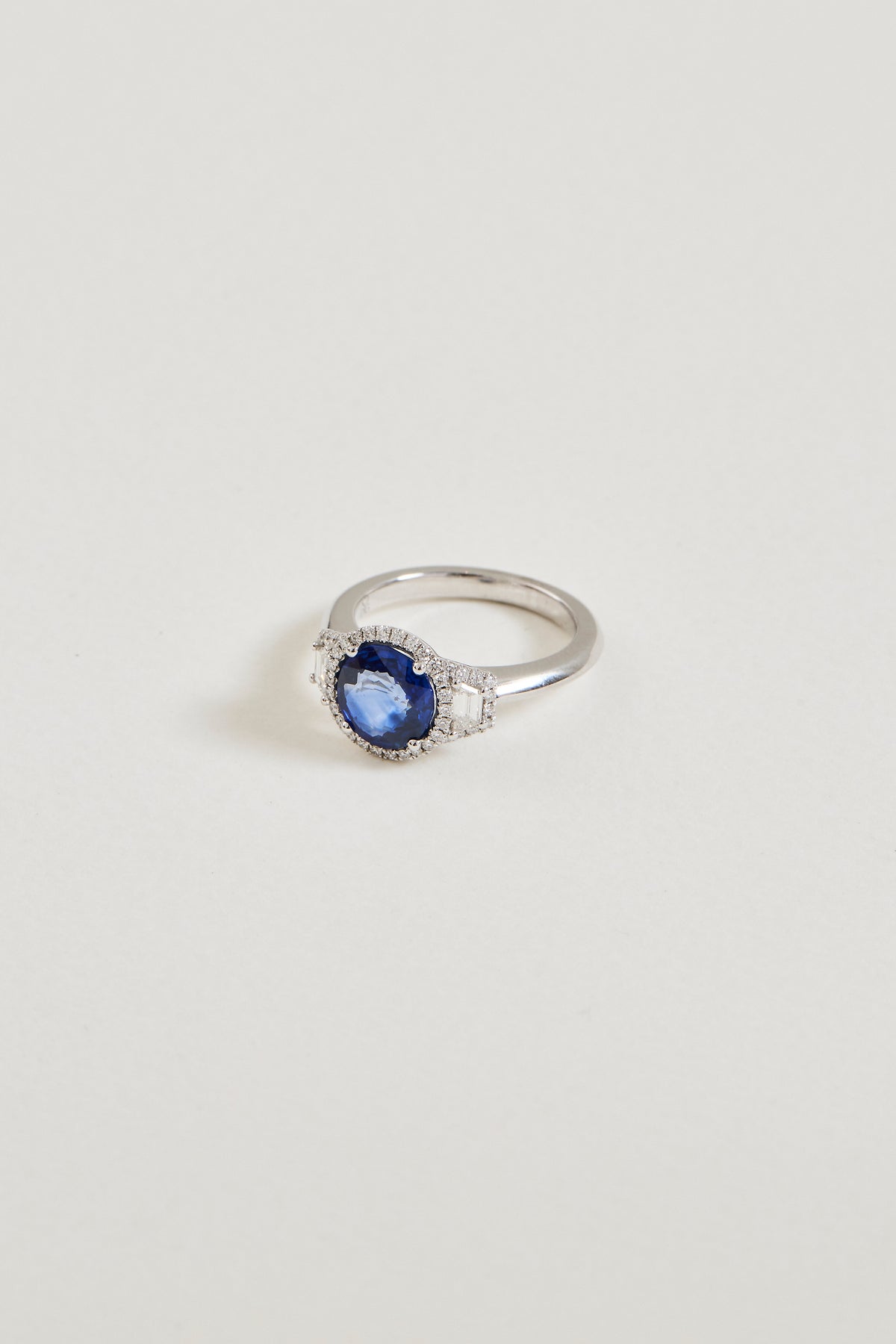 Sapphire Trilogy Ring
