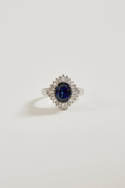 Sapphire Ethereal Cluster Ring