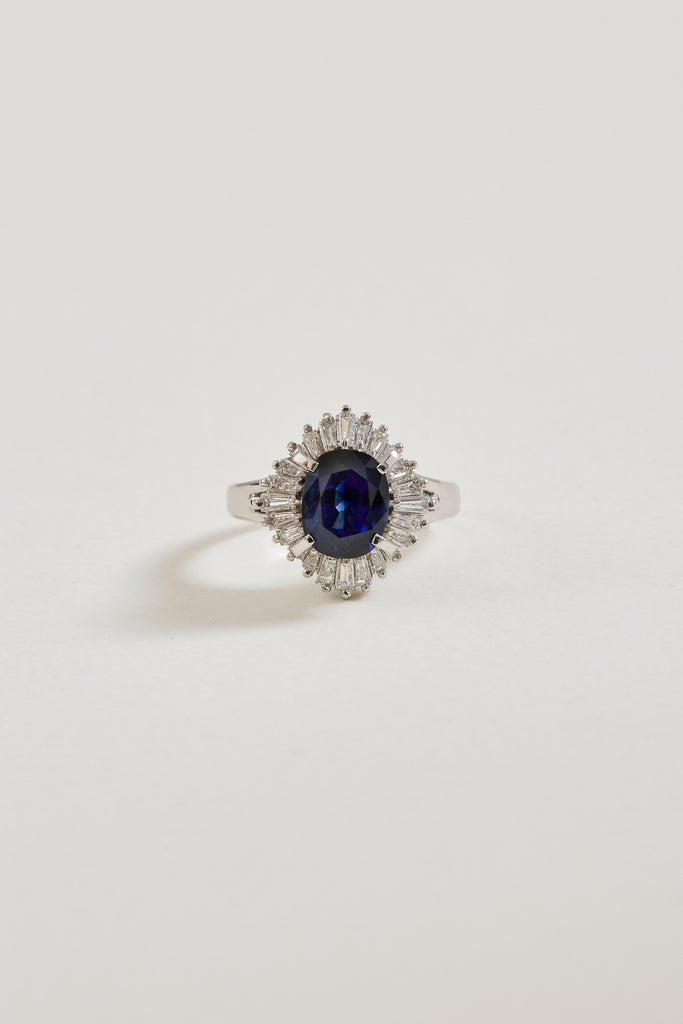 Sapphire Ethereal Cluster Ring