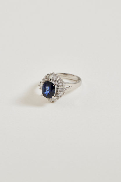 Sapphire Ethereal Cluster Ring