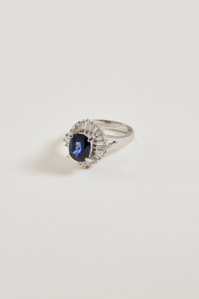Sapphire Ethereal Cluster Ring