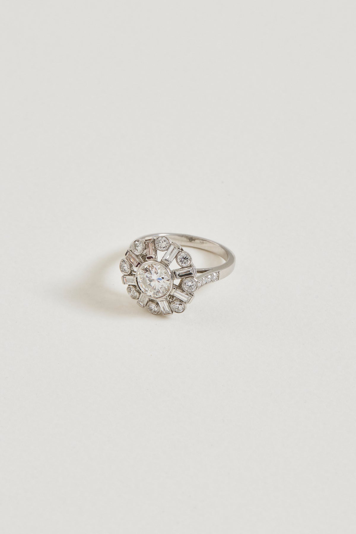Art Deco Inspired Moonlight Ring