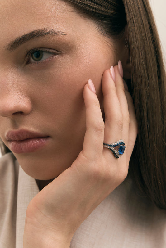 Sapphire Empress Ring