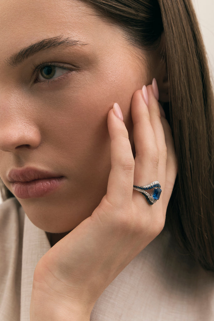 Sapphire Empress Ring