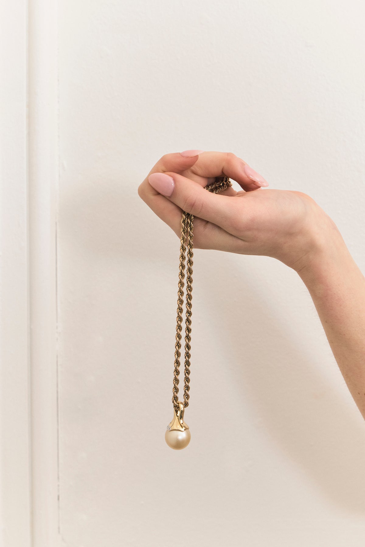 Golden Pearl Pendant