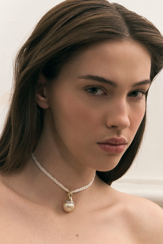 Golden Pearl Pendant
