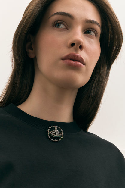 Art Deco Diamond Brooch