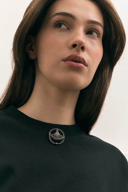 Art Deco Diamond Brooch