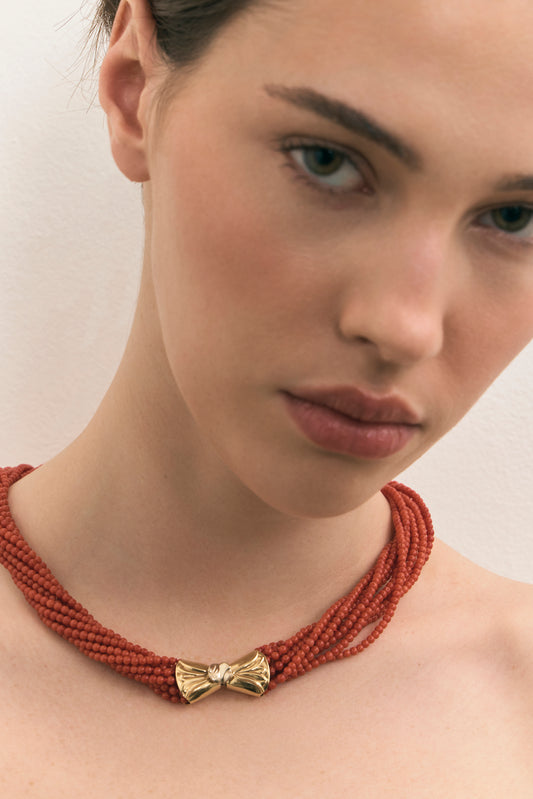 Coral Strand Necklace