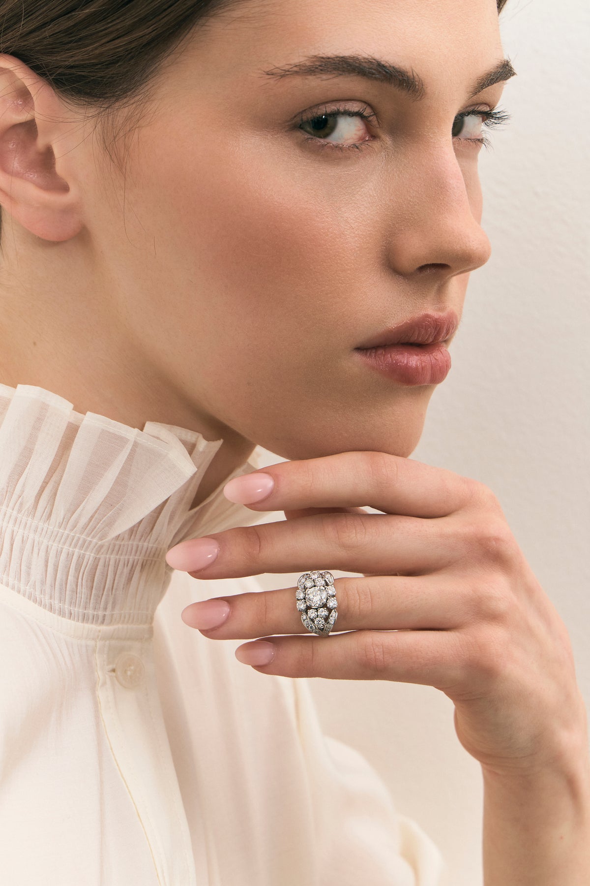 Vintage Celestial Diamond Ring