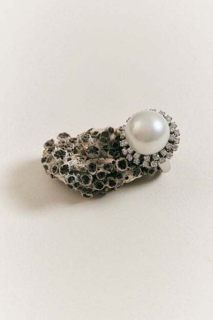 Pearl and Diamond Ring