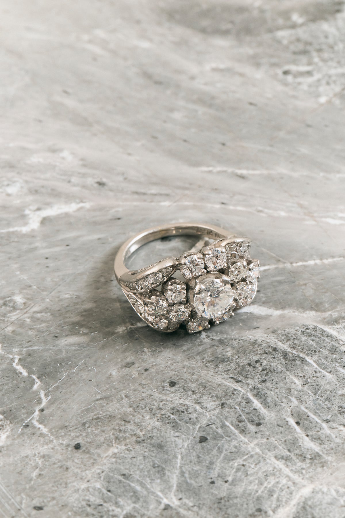 Vintage Celestial Diamond Ring