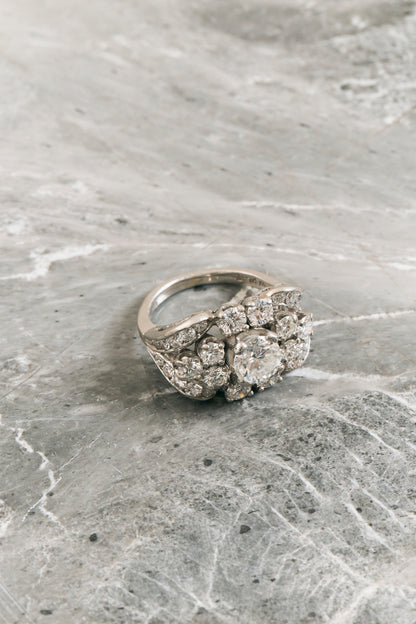 Vintage Celestial Diamond Ring
