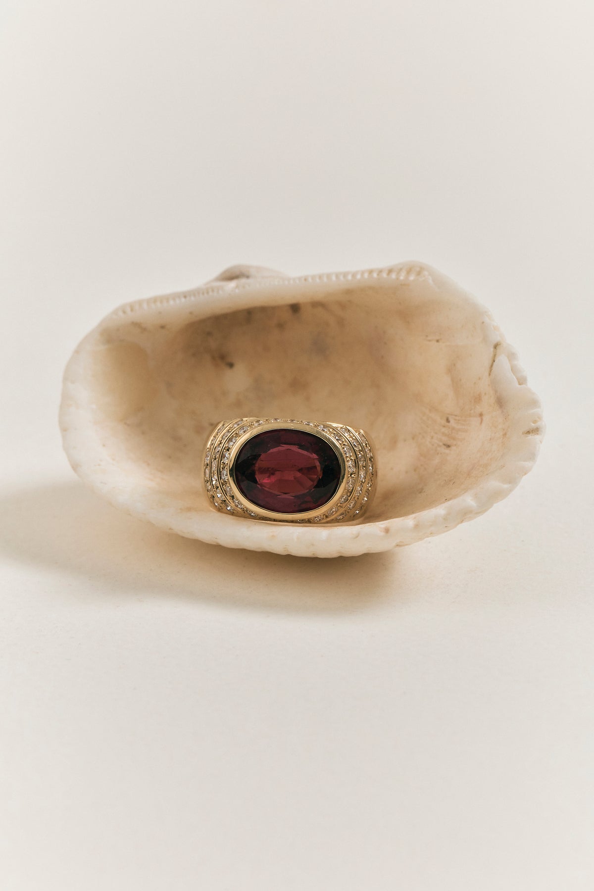Rubellite Oval Ring