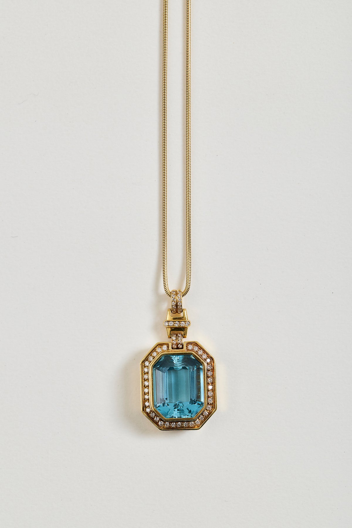 Santa Maria Vintage Aquamarine Pendant