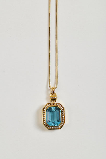 Santa Maria Vintage Aquamarine Pendant