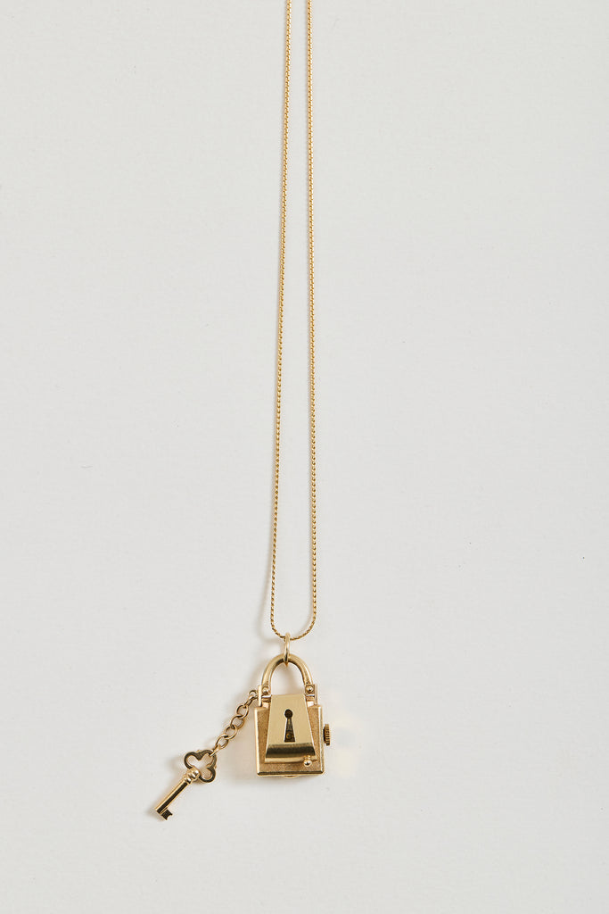 Watch Lock Necklace