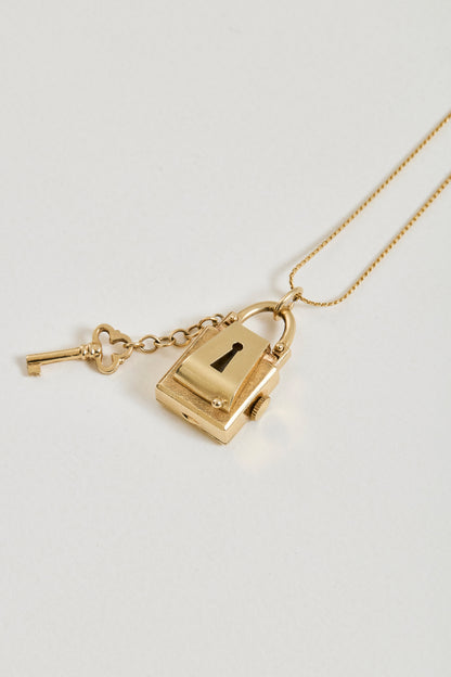 Watch Lock Necklace