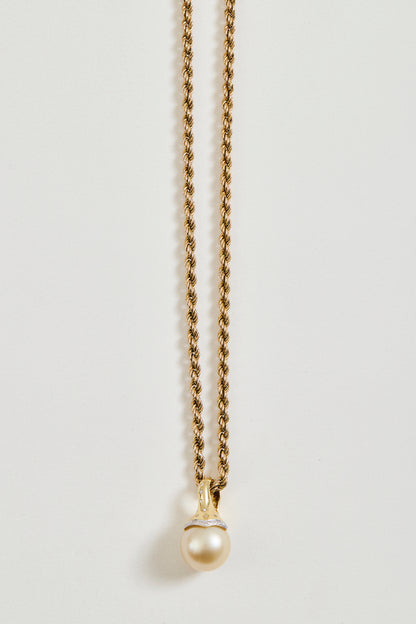 Golden Pearl Pendant
