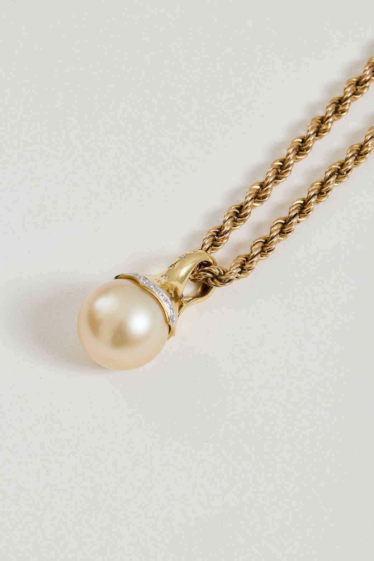 Golden Pearl Pendant