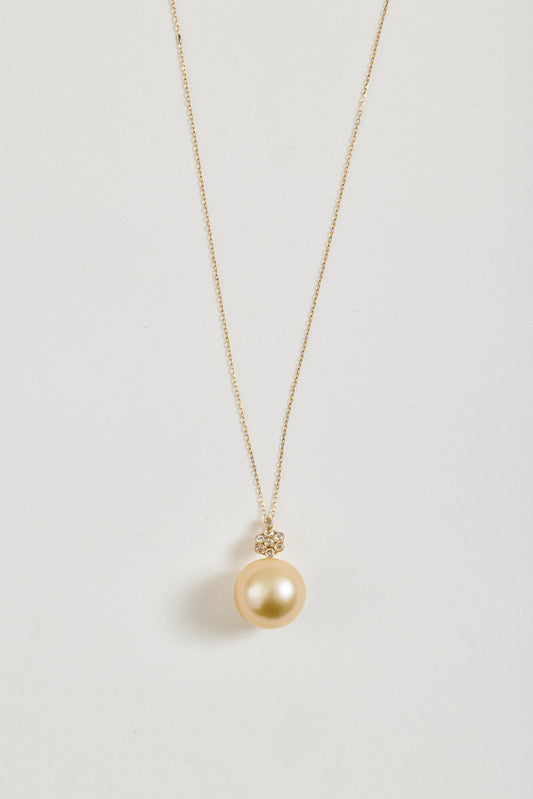 Golden Pearl Necklace