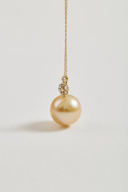 Golden Pearl Necklace