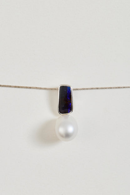 Pearl and Opal Necklace