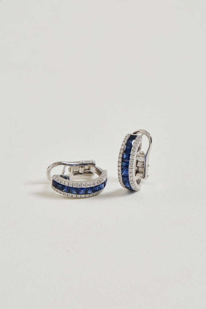Midi Sapphire Huggies