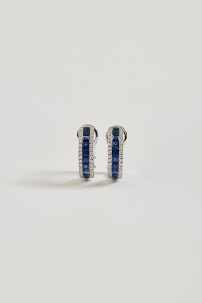 Midi Sapphire Huggies