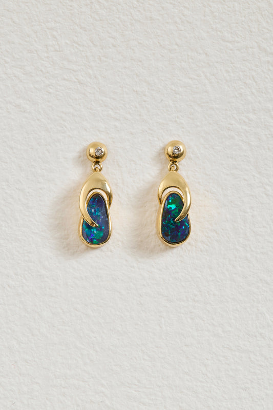 Boulder Opal Drop Earrings