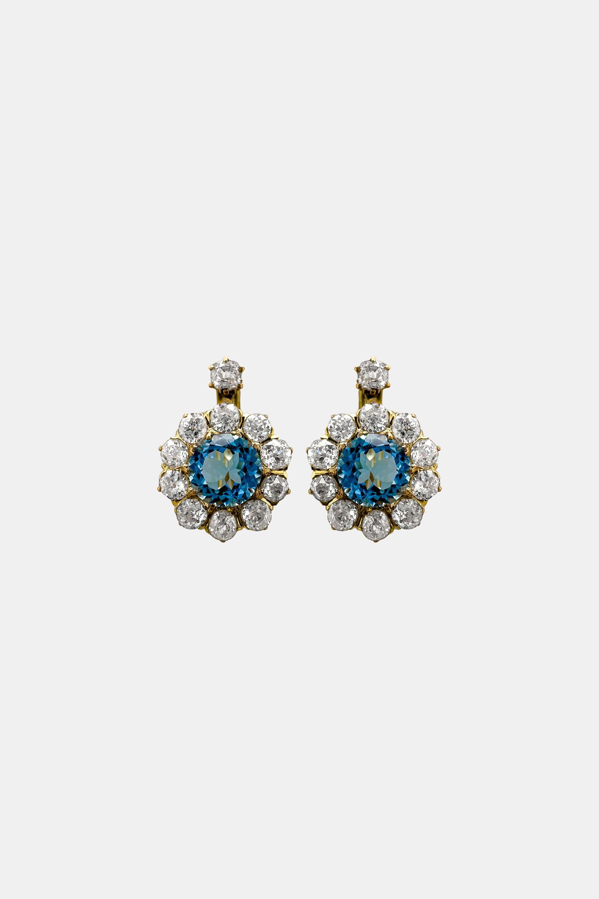 Victorian Aquamarine Earrings