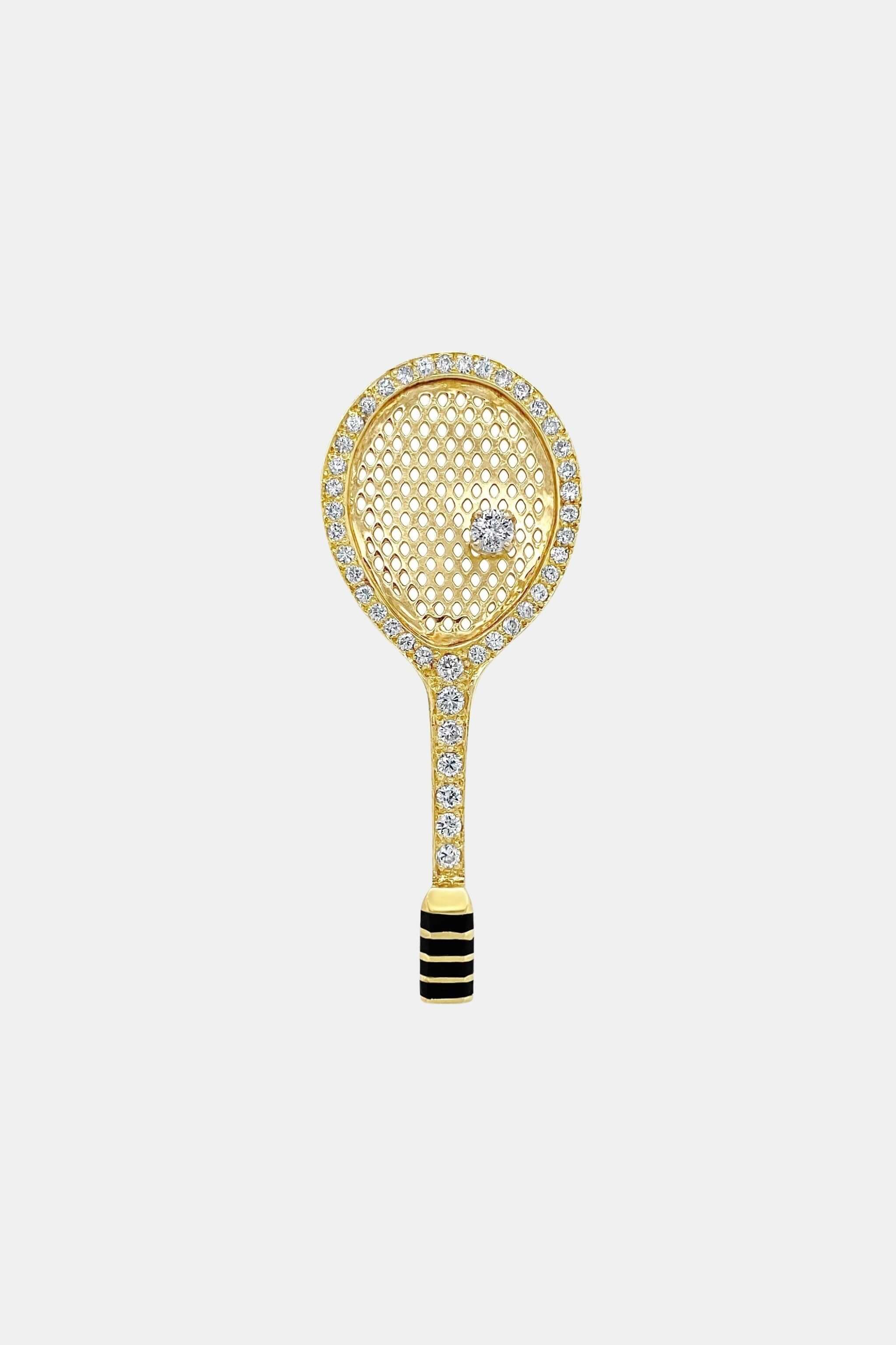Vintage Tennis Diamond Brooch