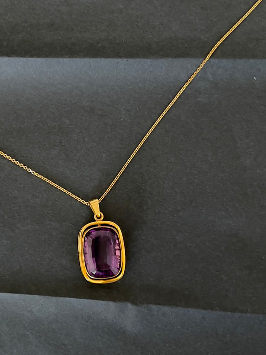 Vintage Amethyst Pendant