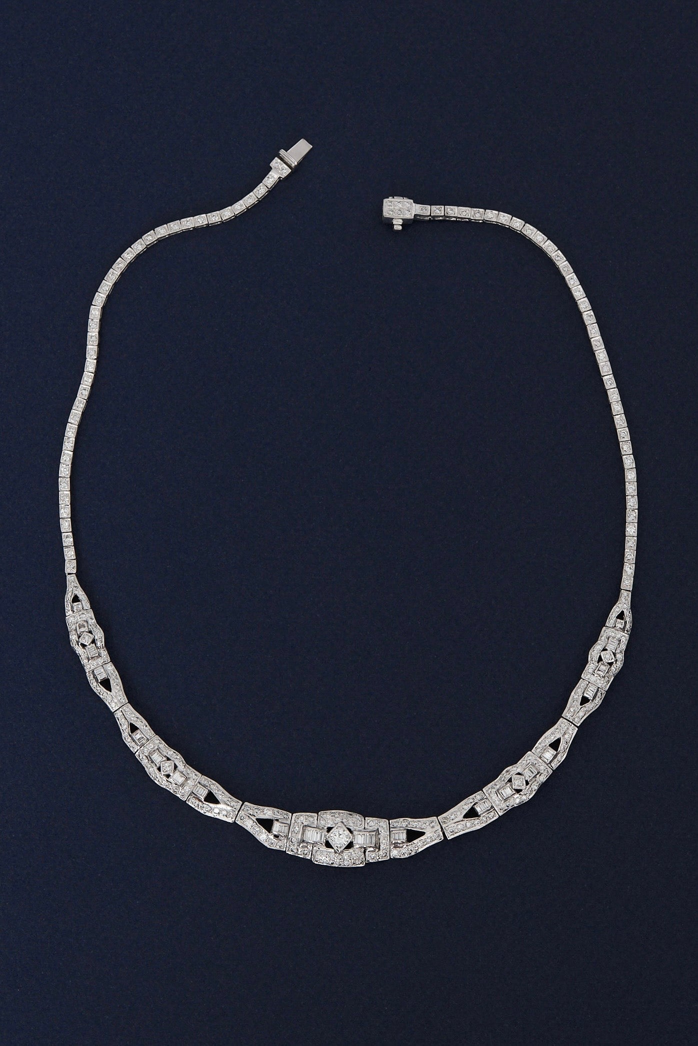 Mid-Century Diamond Necklace