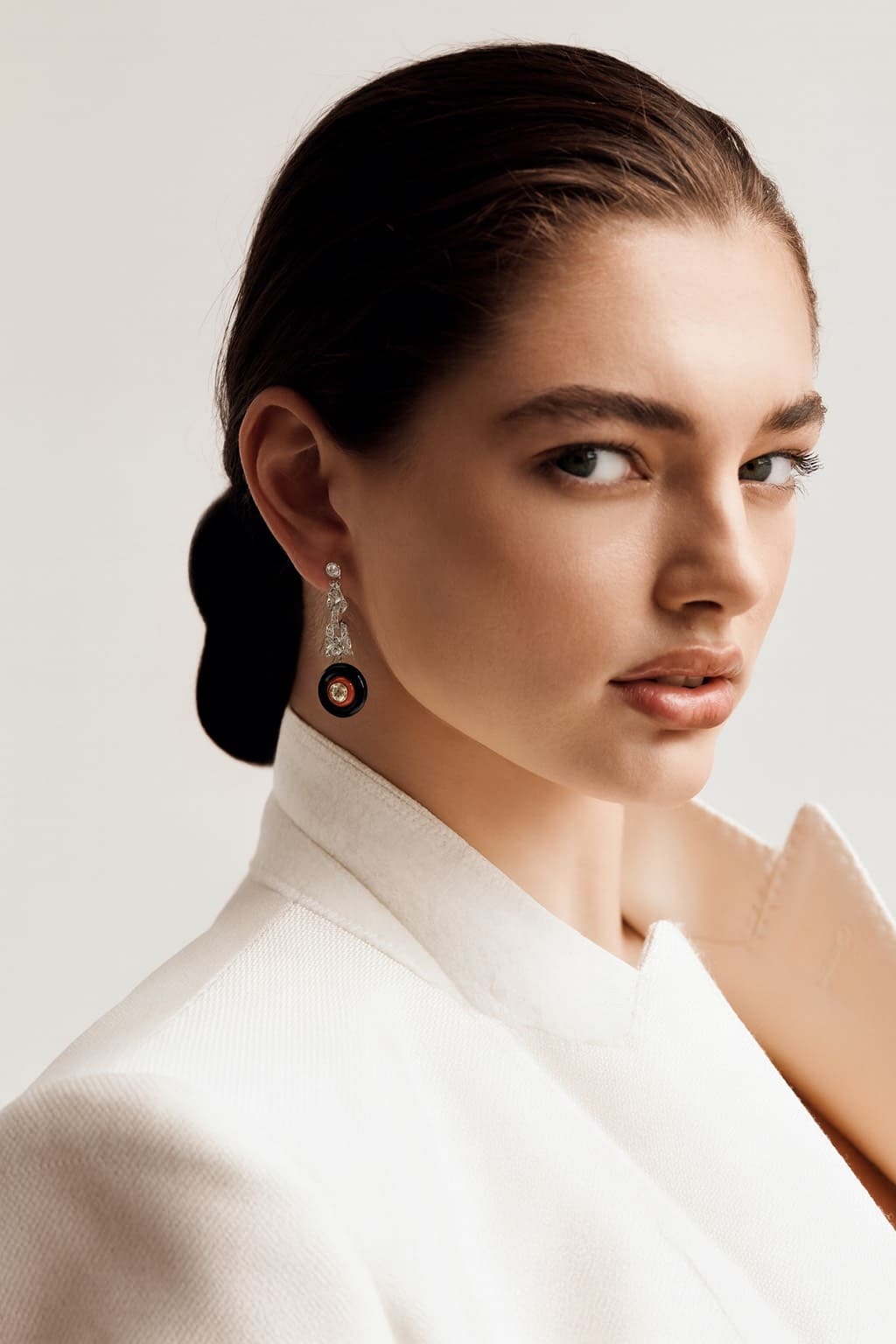 Art Deco Diamond Drop Earrings