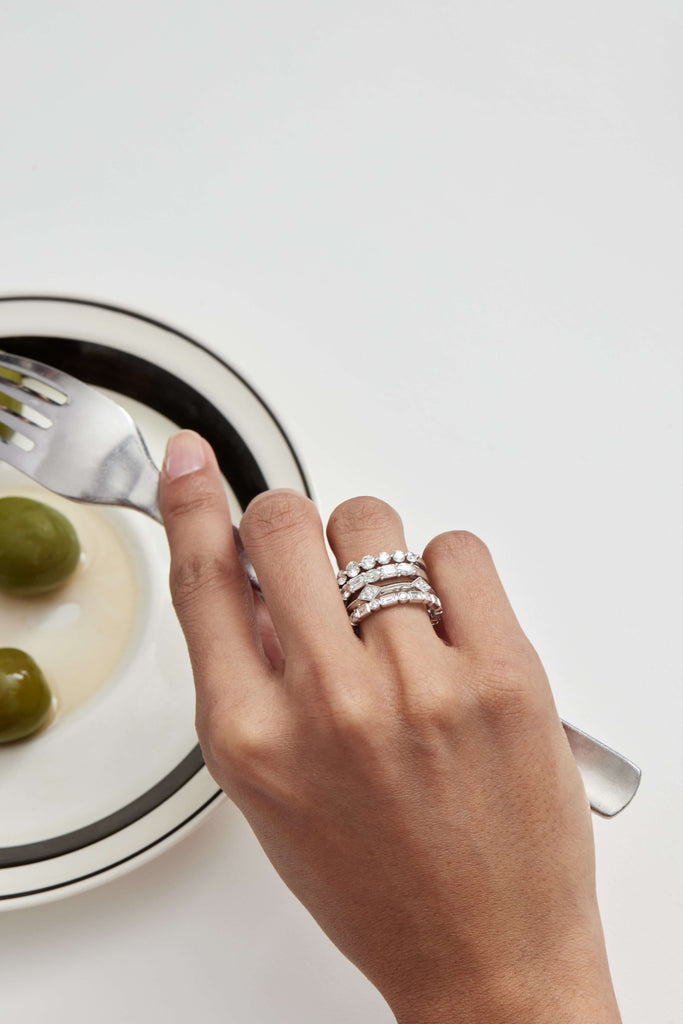Diamond Eternity Deco Inspired Band