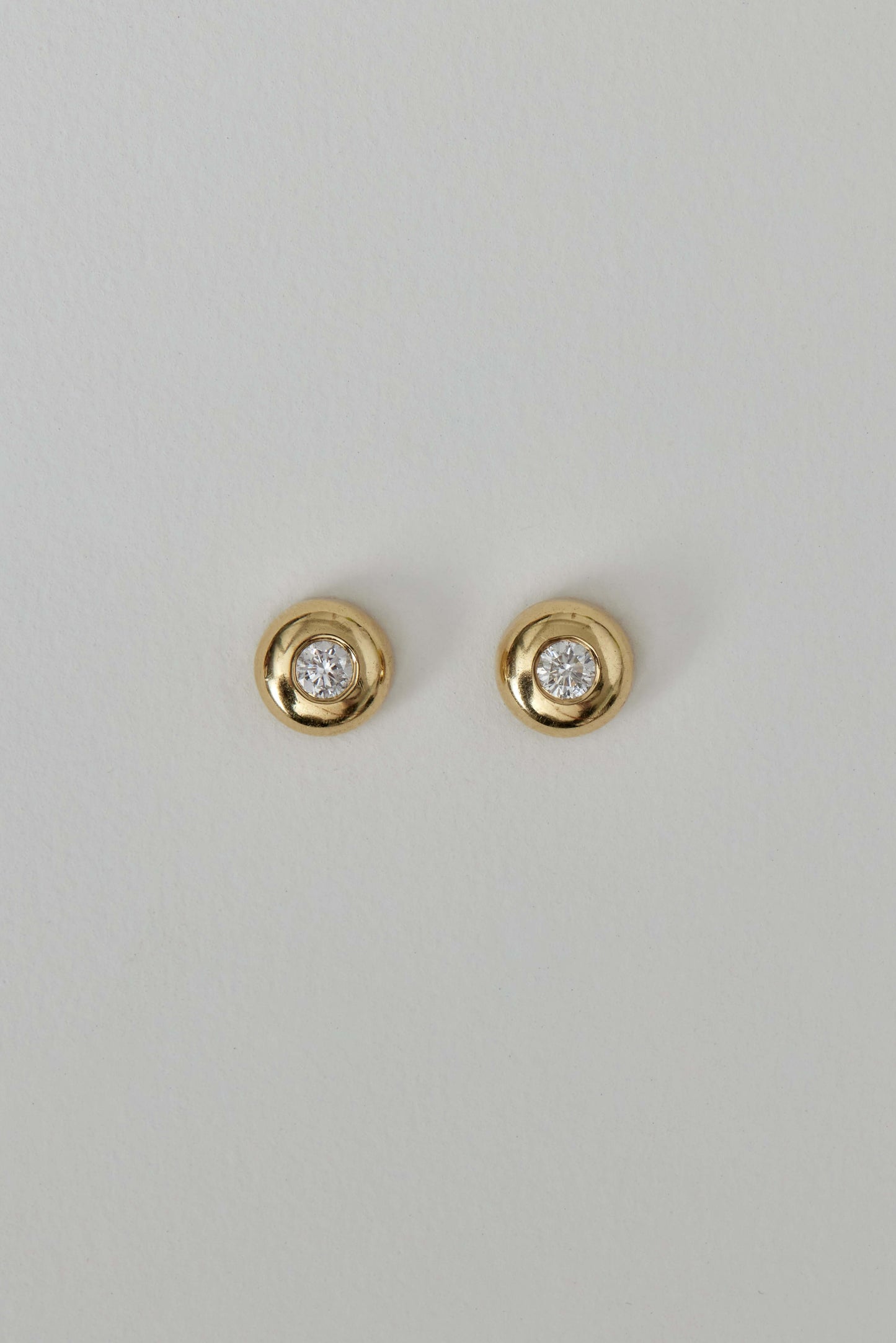 Diamond Blob Studs