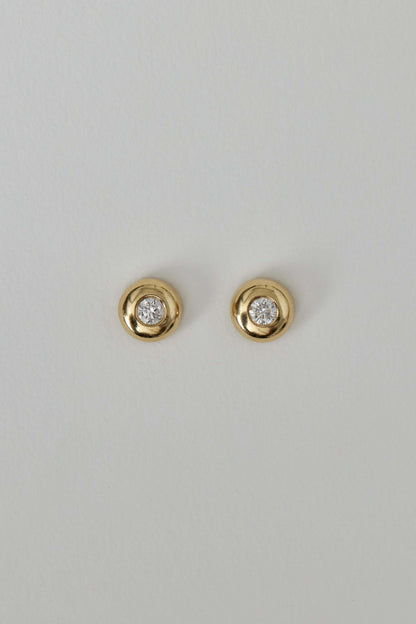 Diamond Blob Studs