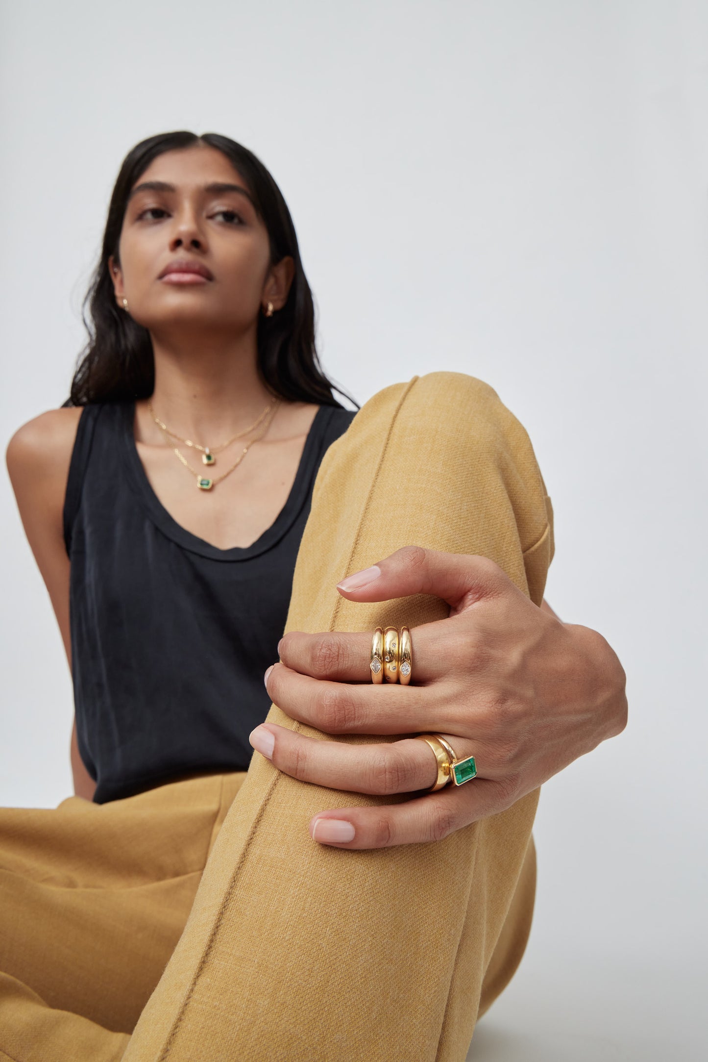 Marquise Diamond Band