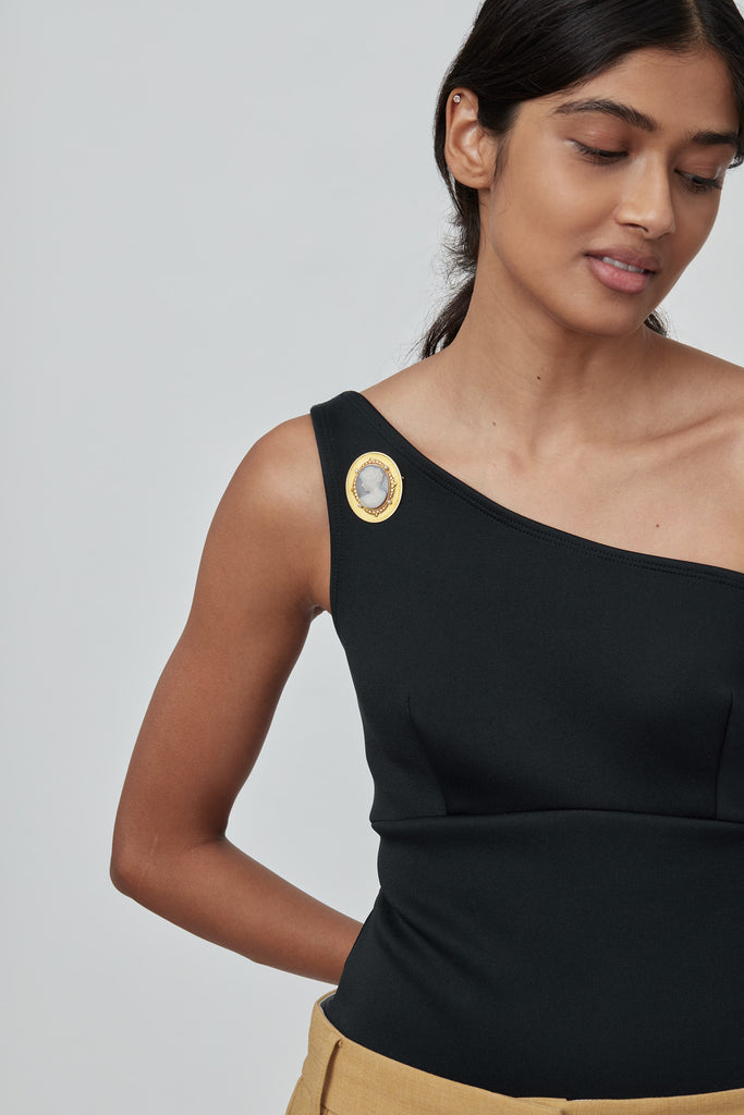 Art Nouveau Cameo Brooch