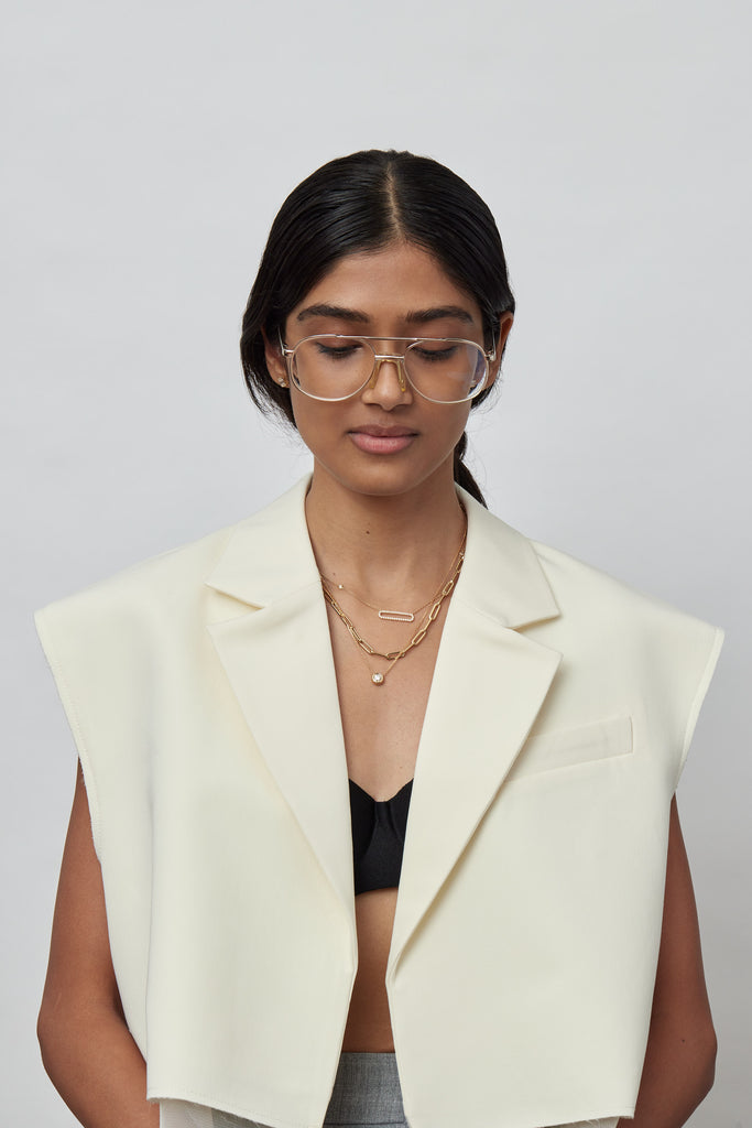 Diamond Bezel Necklace