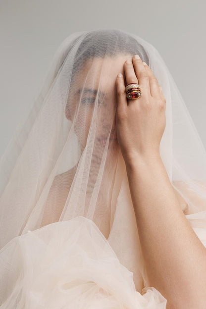 Mid Century Tourmaline Ring